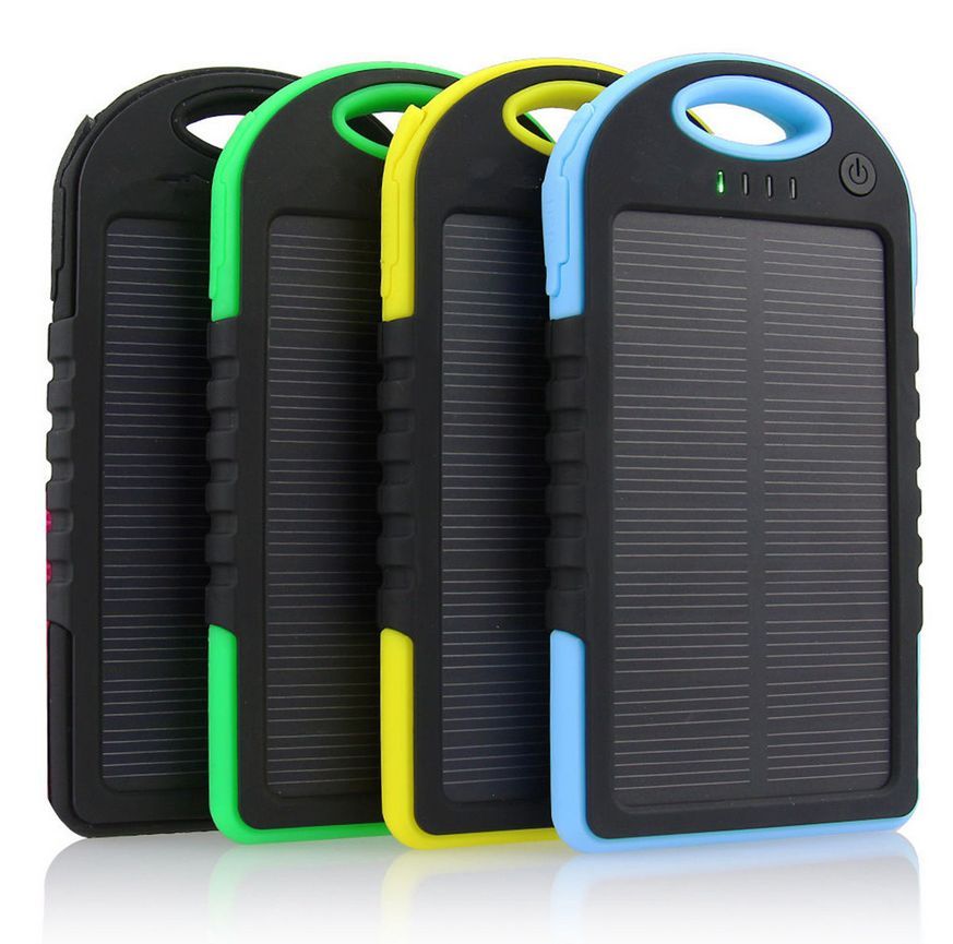 Solar Charger 5000mAh - Geel