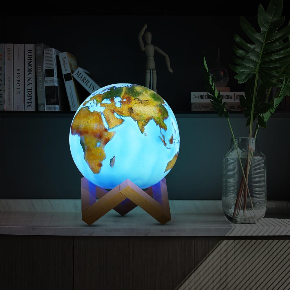 Wereldbol Lamp - LED Touch Lamp