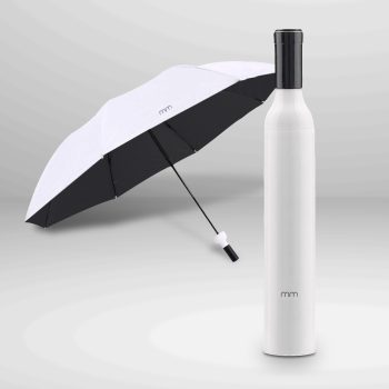 Opvouwbare Paraplu - Compact - Inklapbaar - Modern Design - Origineel cadeau - Wijnfles Paraplu