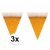 3x Bier thema print vlaggenlijnen 6,4 meter