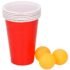 Mini beer pong drankspel/drinkspel 14 delig