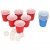 Mini beer pong drankspel/drinkspel 18 delig