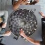 Chess for Three – Schaakbord XL voor 3 Personen – ø 55CM – Schaakspel