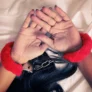 Furry Handcuffs – rood