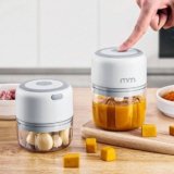 Mini Food Processor – Oplaadbaar – Draagbaar – Incl. 2 kopjes (200 & 300ml) – Incl. Mesjes – Hakmolen – Keukenmachine
